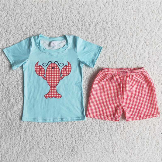 Lobster Short Sleeve Shorts