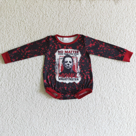 LR0143 baby clothing cartoon print long sleeve bodysuit milk silk baby romper