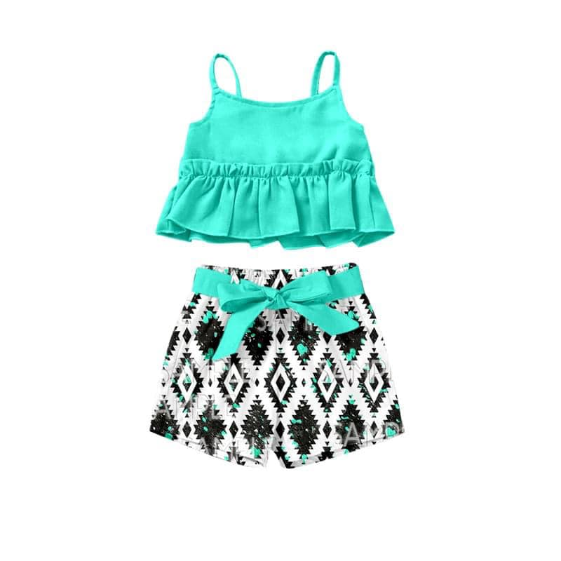 girls summer shorts sets