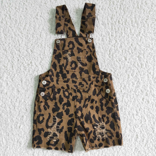 leopard print overalls SS0018