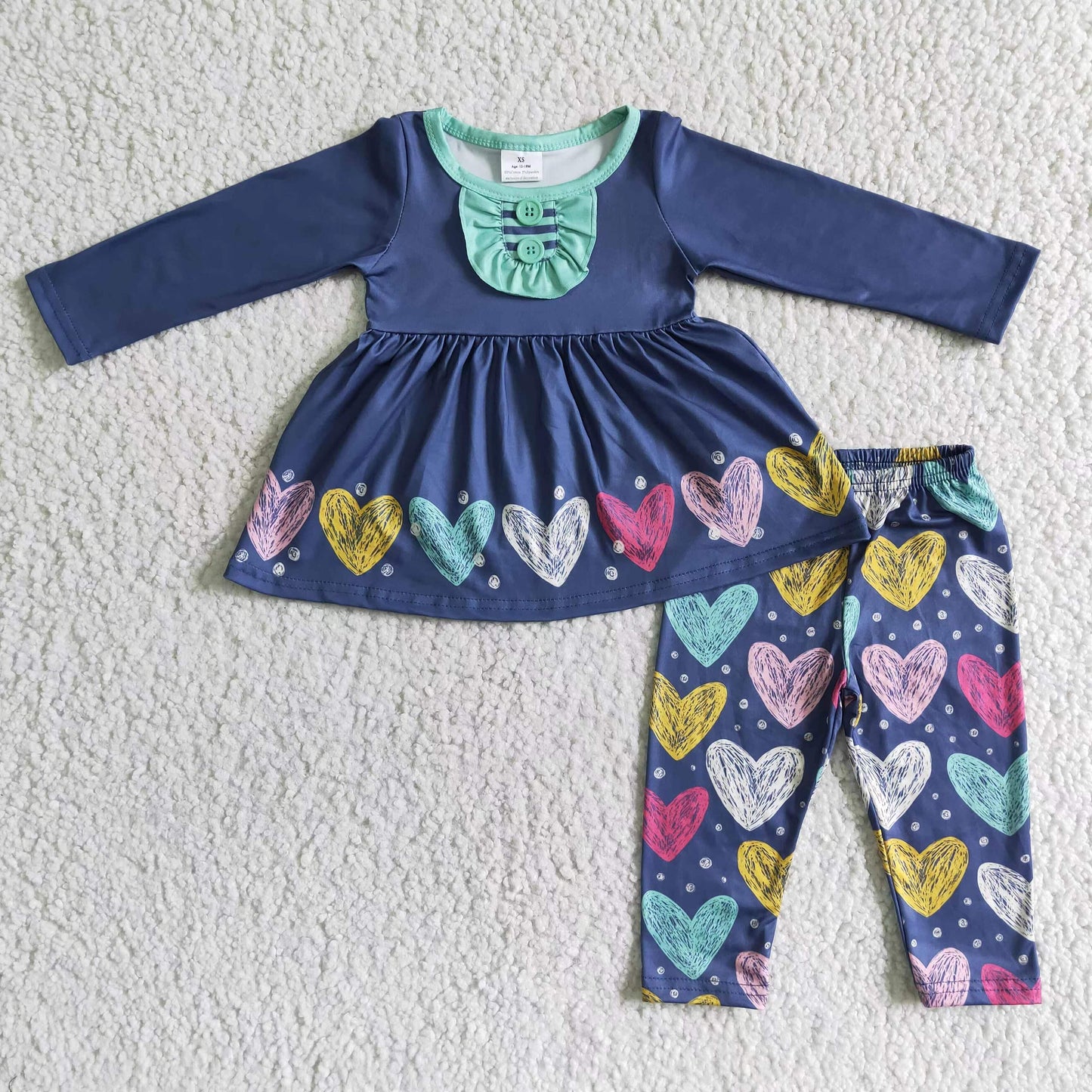 6 A23-7 Kids clothing baby valentine clothes little girl clothes boutique clothing rts