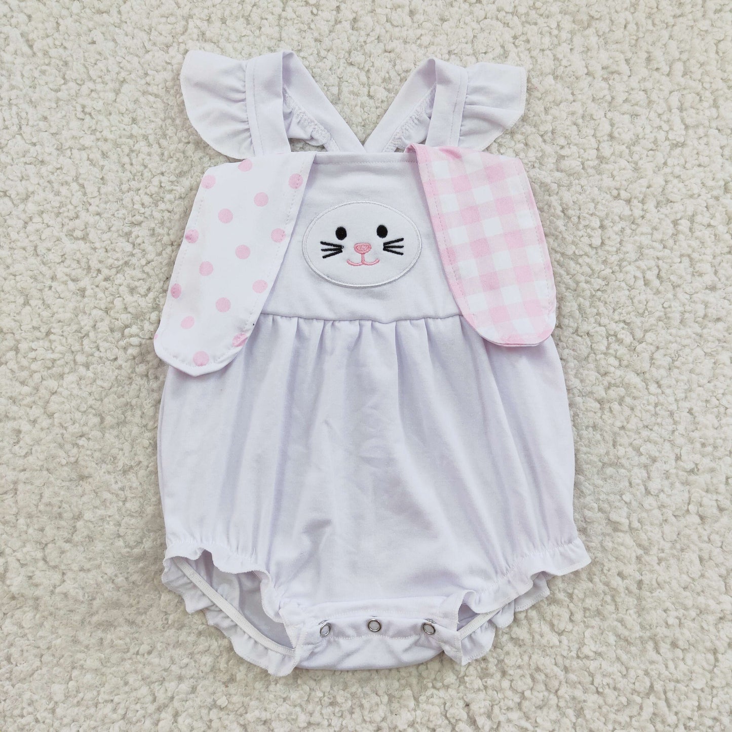 SR0111 Pink Bunny Tank Top Bodysuit