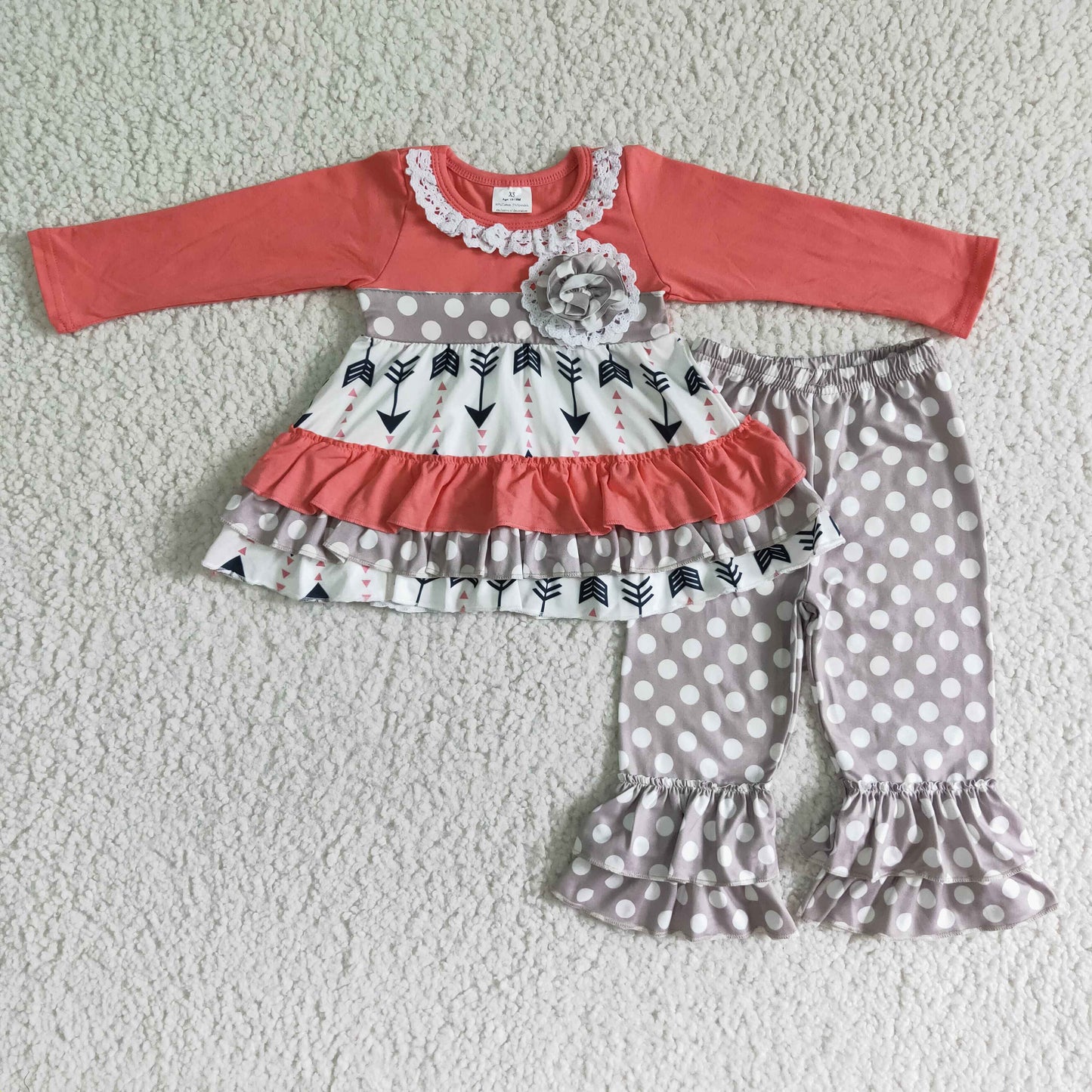 Valentine's Day top with long pants