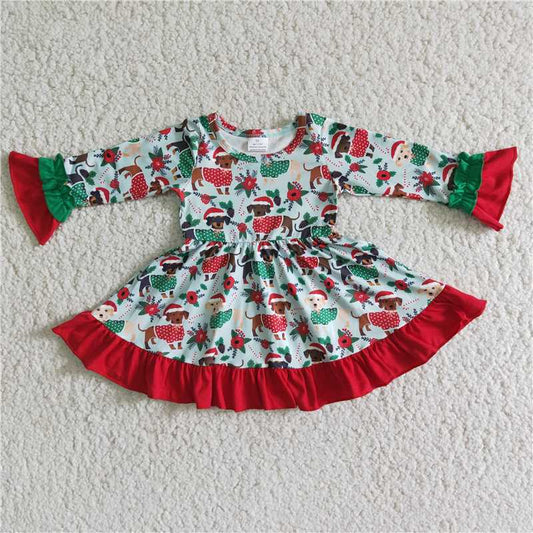 long sleeve christmas dress