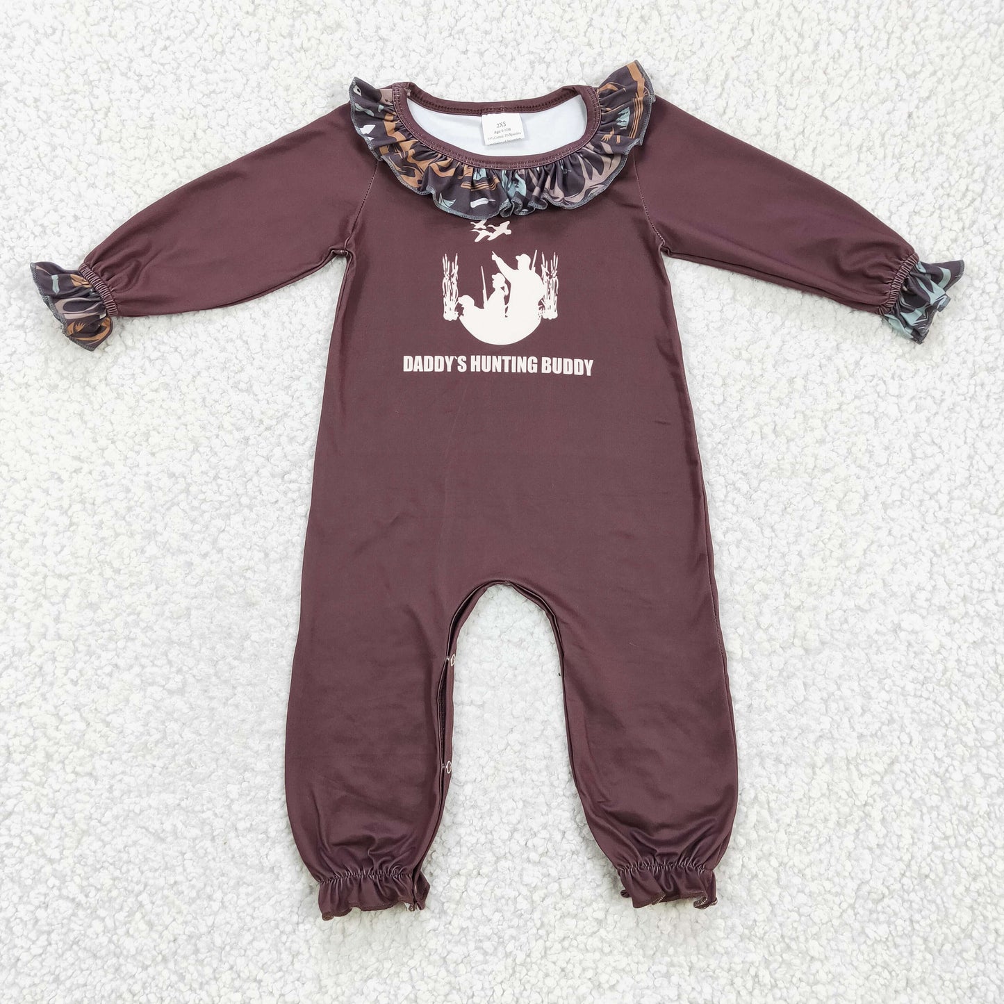 LR0198 baby romper long sleeve long pants baby girls romper milk silk