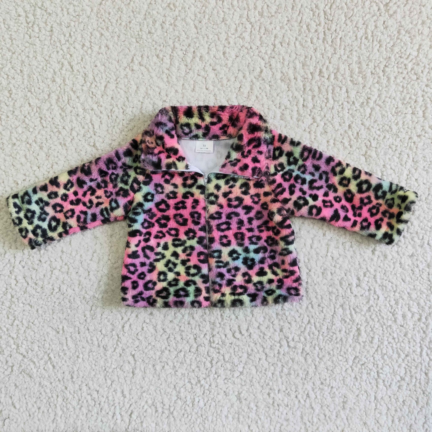 Leopard print coat