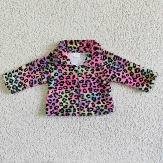 Leopard print coat