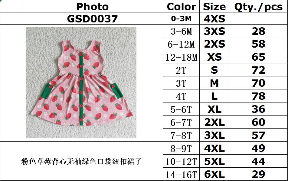 strawberry summer with pocket dress