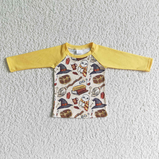 6 A31-11 Yellow Long Sleeve Top