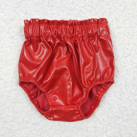 SS0051 Shiny leather red briefs