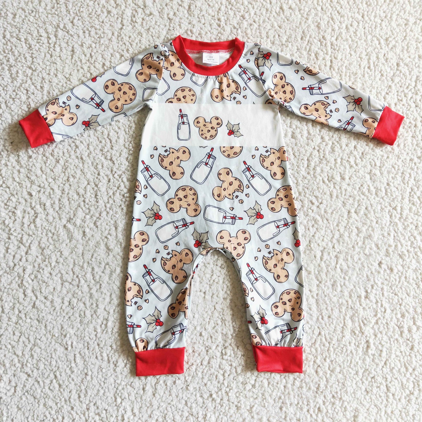 LR0201 baby romper long sleeve long pants baby boys romper milk silk cartoon print