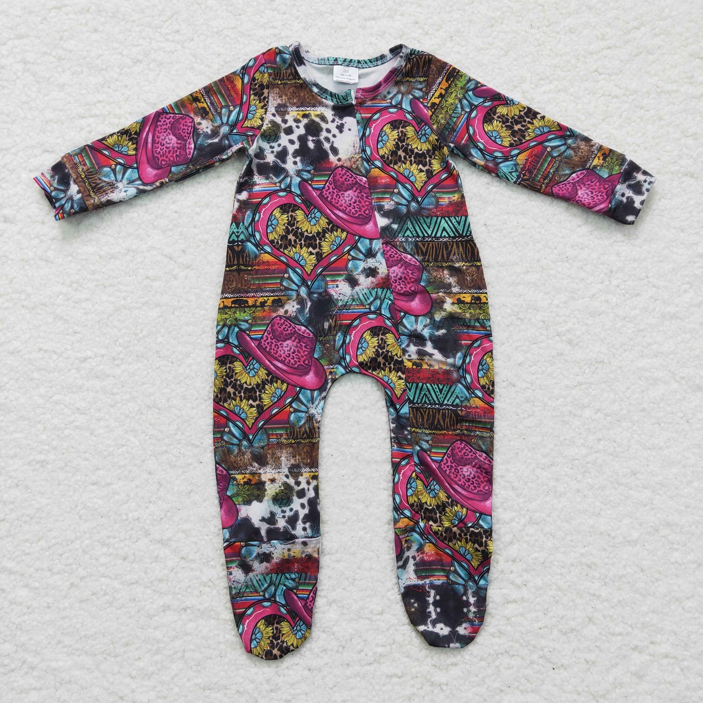 LR0247 baby romper long sleeve long pants boys romper milk silk cartoon print