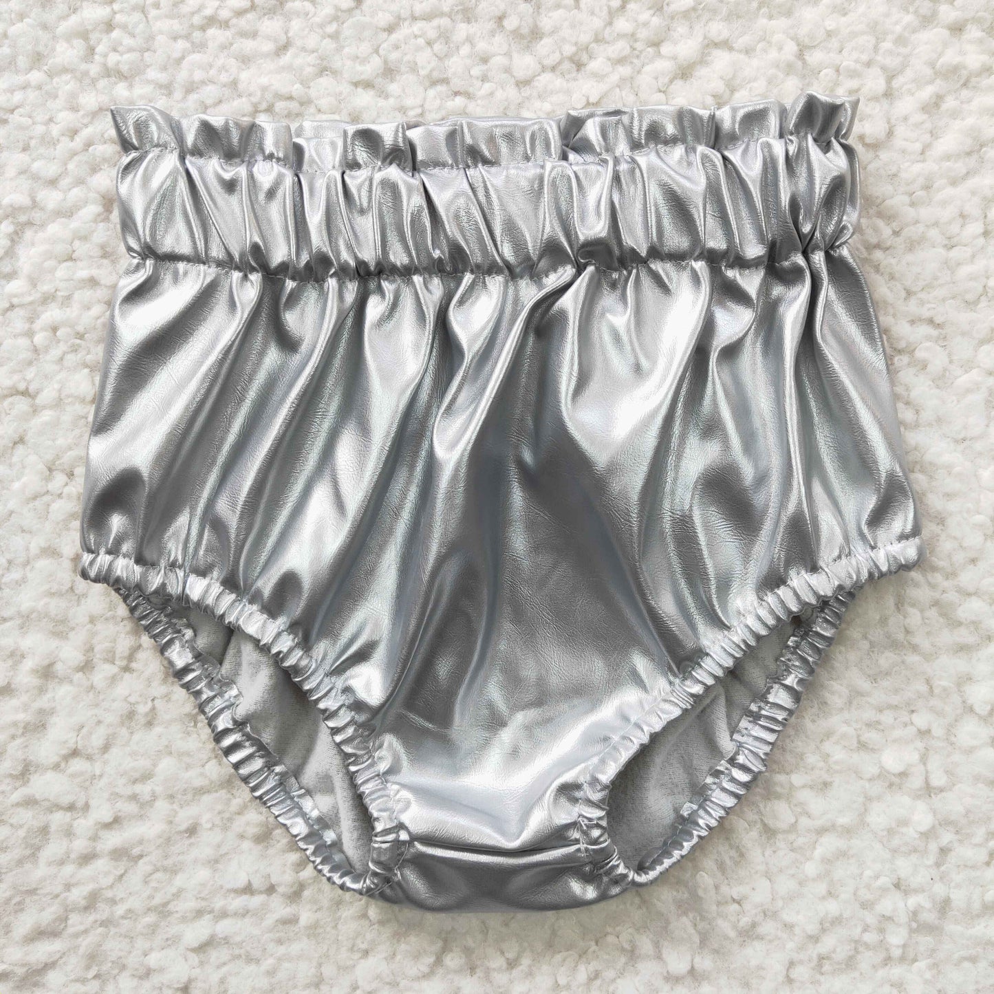SS0048 Shiny Silver Briefs