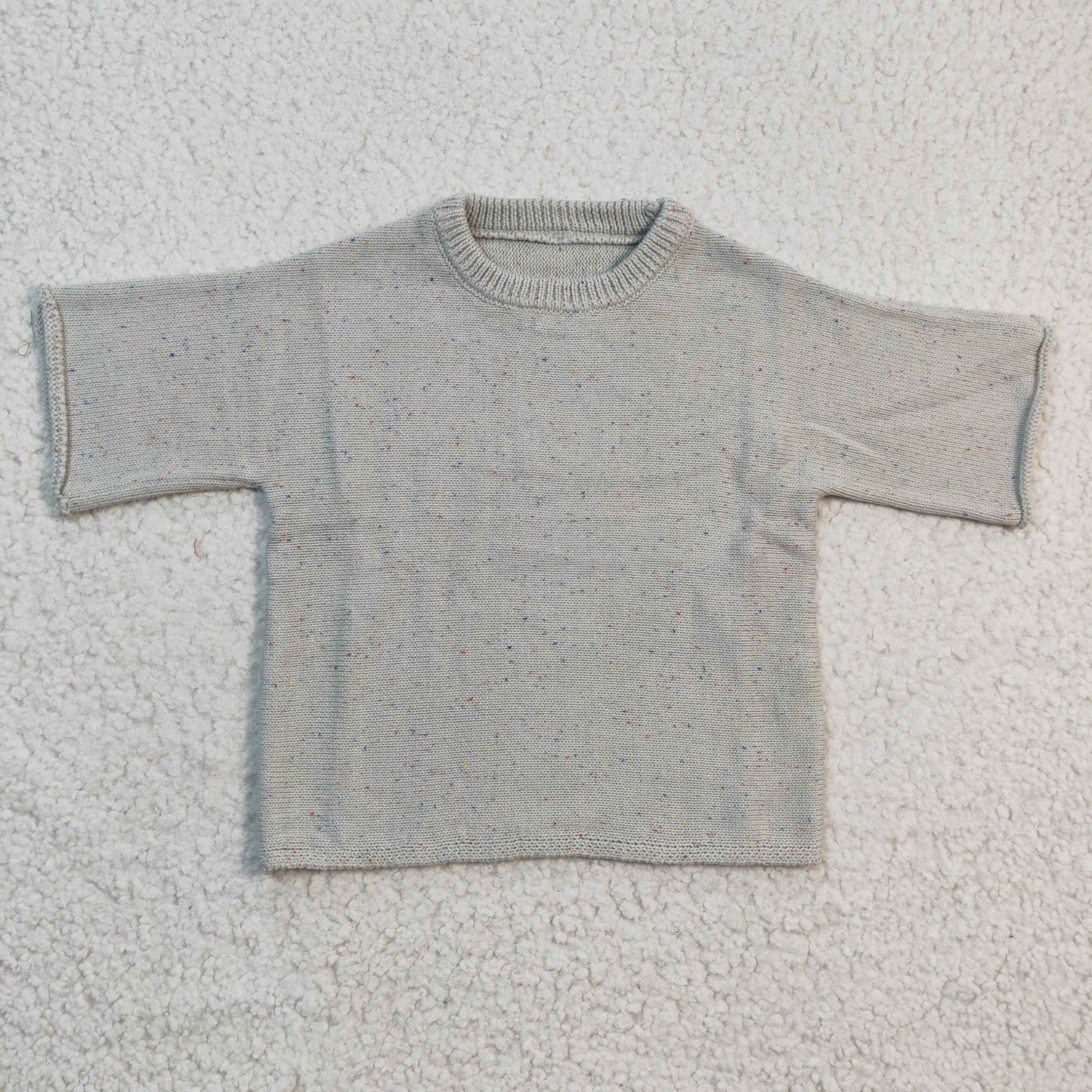 GT0142 Grey Short Sleeve Sweater