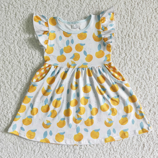 lemon summer dress