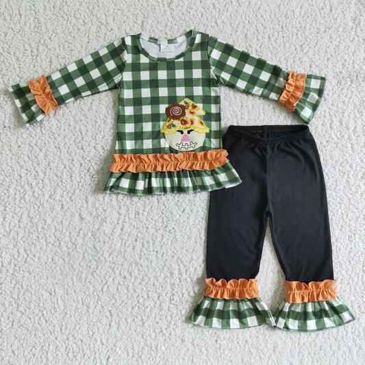 GLP0129 girls outfit long sleeve and long pants cartoon print