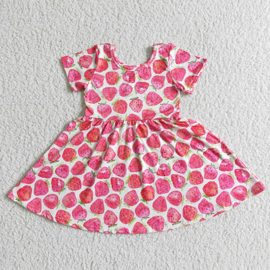GSD0007 Pink Strawberry Dress