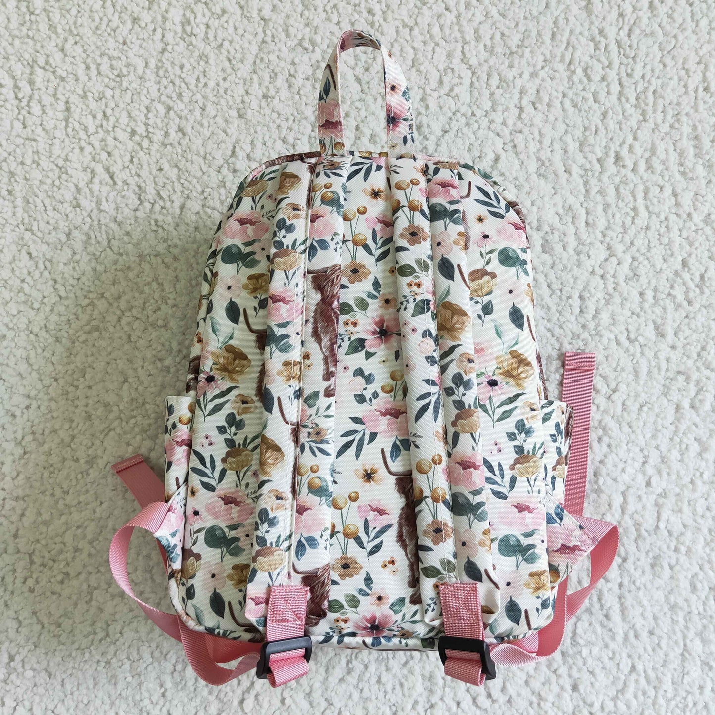 BA0007 alpine cow flower backpack kids bag