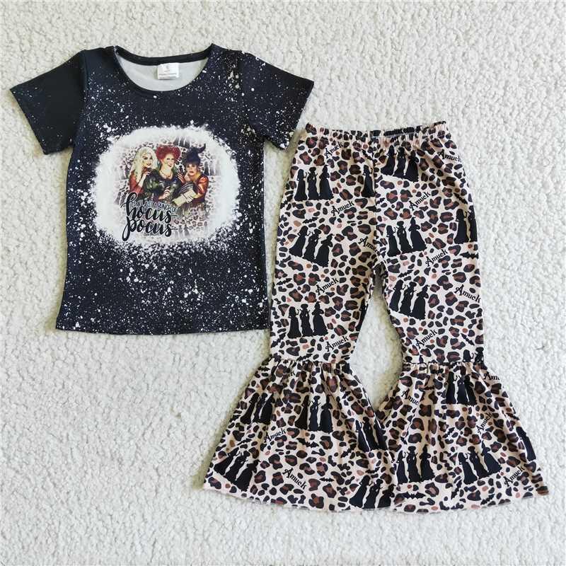 GSPO0101 children clothes short sleeveless long pants set