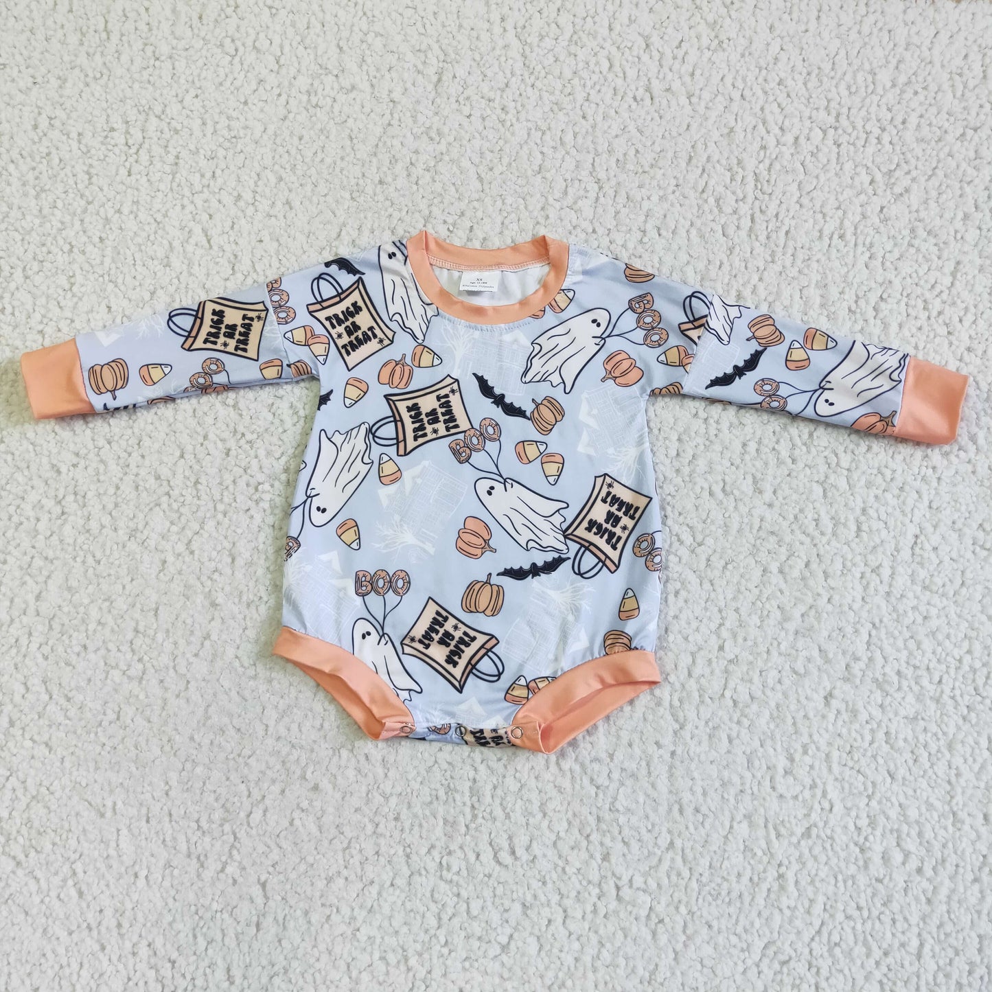 LR0027 baby clothing girls cartoon print long sleeve bodysuit milk silk girls romper