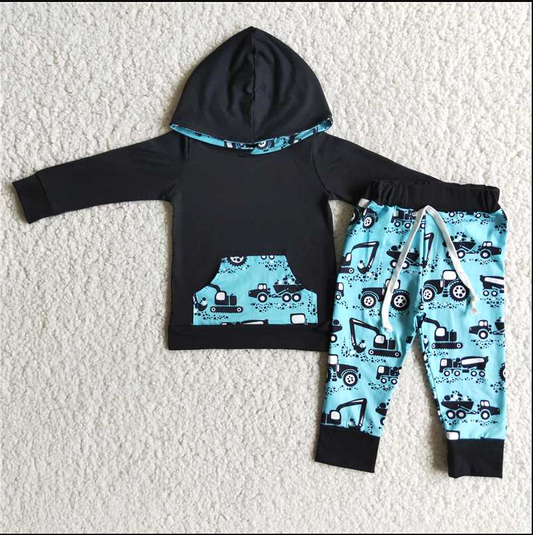 6C6-10boys clothing cartoon print long sleeve long prints baby clothing milk silk