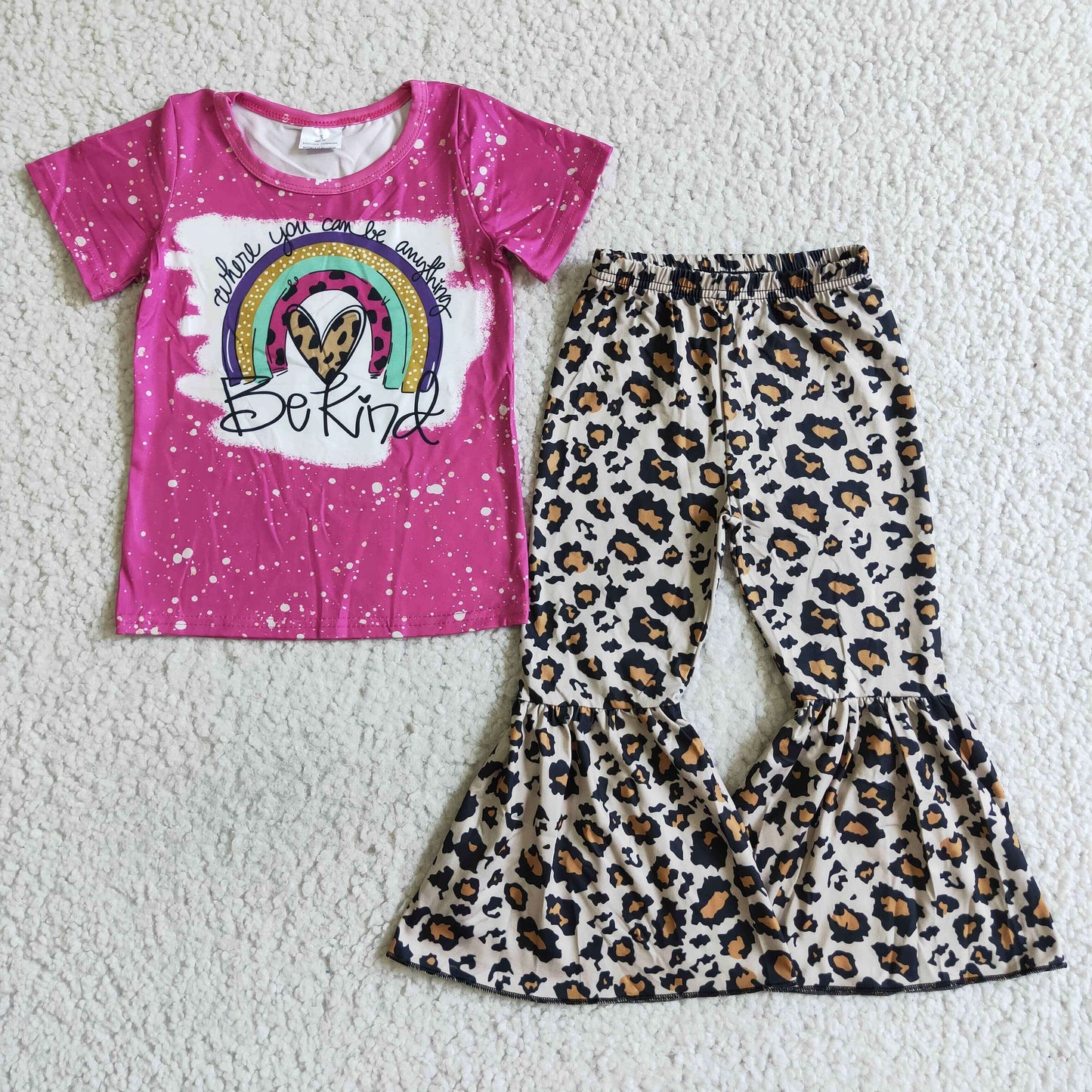 B15-23  girls clothing cartoon print short sleeve long prints baby clothing milk silk