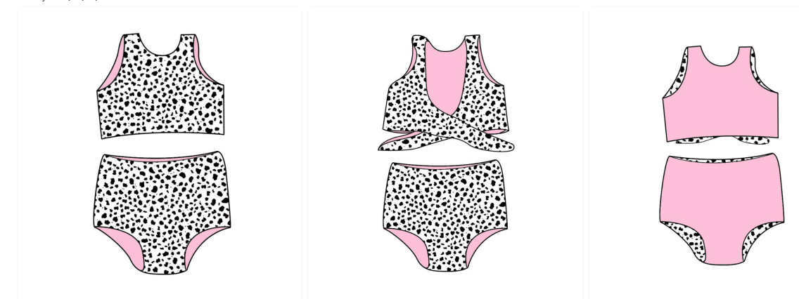 Girls Leopard Swimsuit Set – sunshine kids clothes