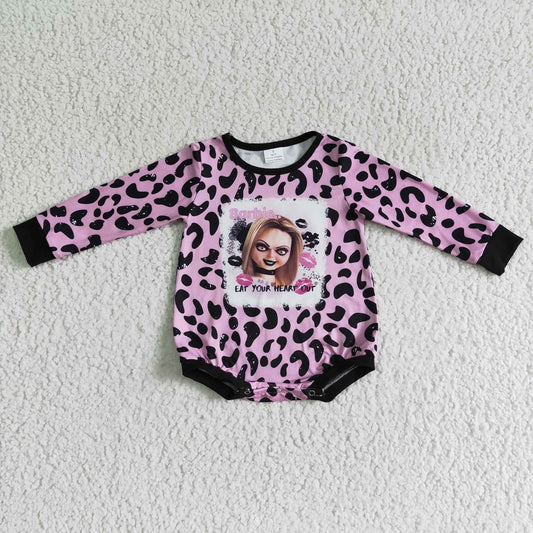 LR0142 baby clothing cartoon print long sleeve bodysuit milk silk baby romper