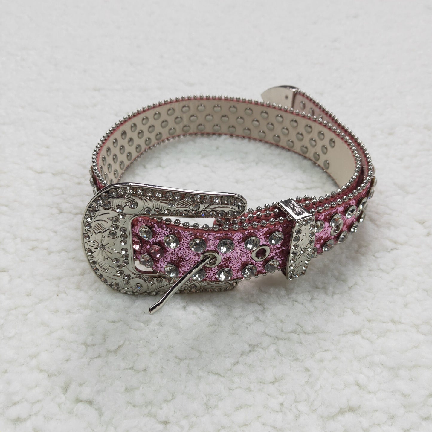 GB0004 girls blingbling pink belt