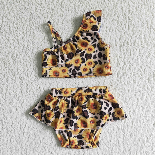 sunflowers swim fabric outfits