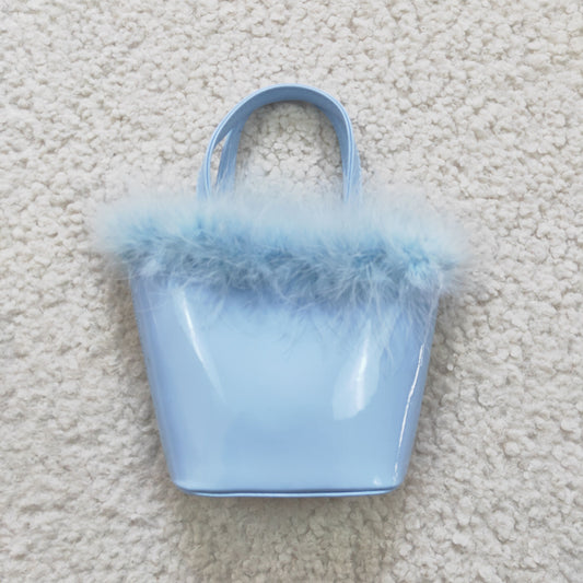 BA0033 blue plush bag