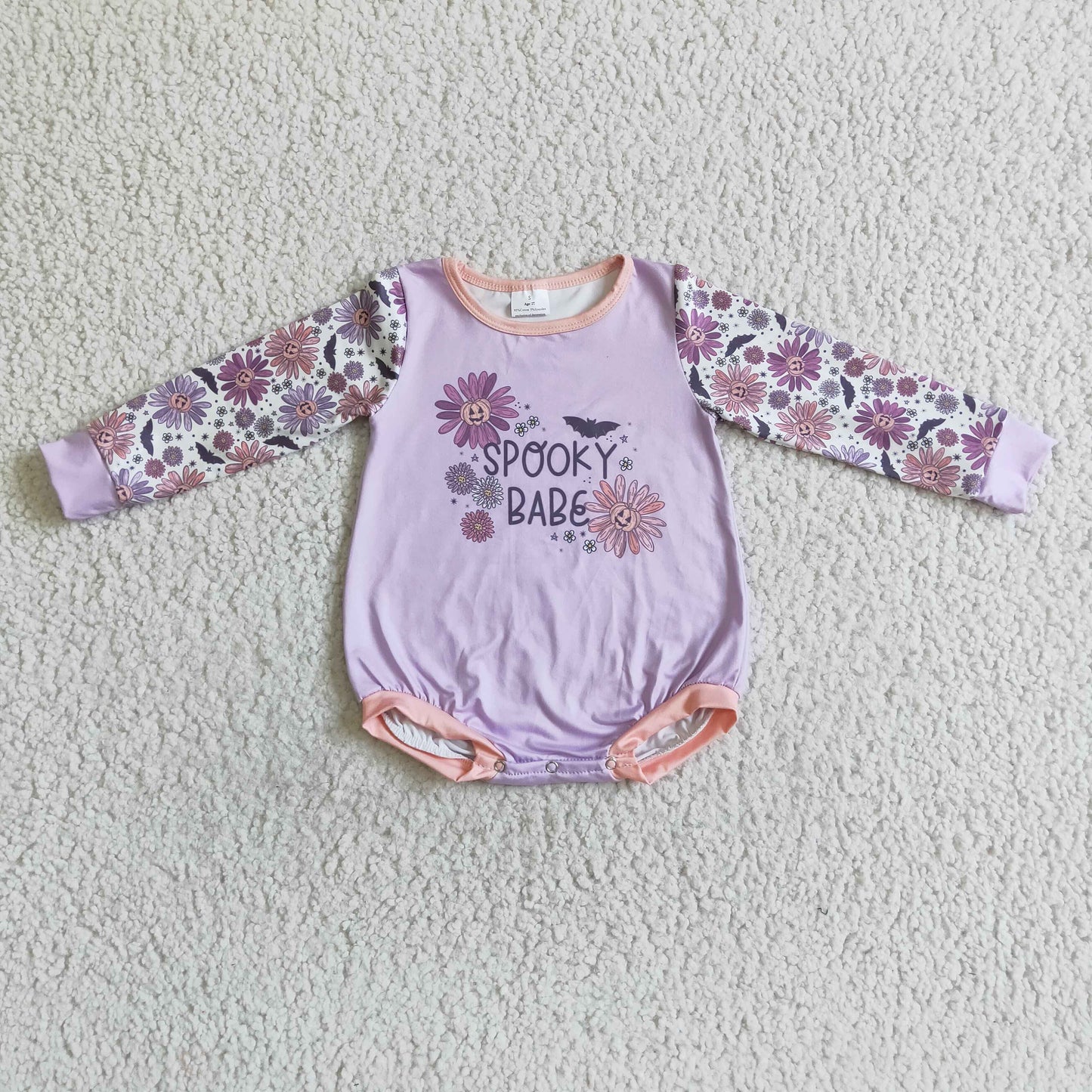 LR0075 baby clothing cartoon print long sleeve bodysuit milk silk baby romper