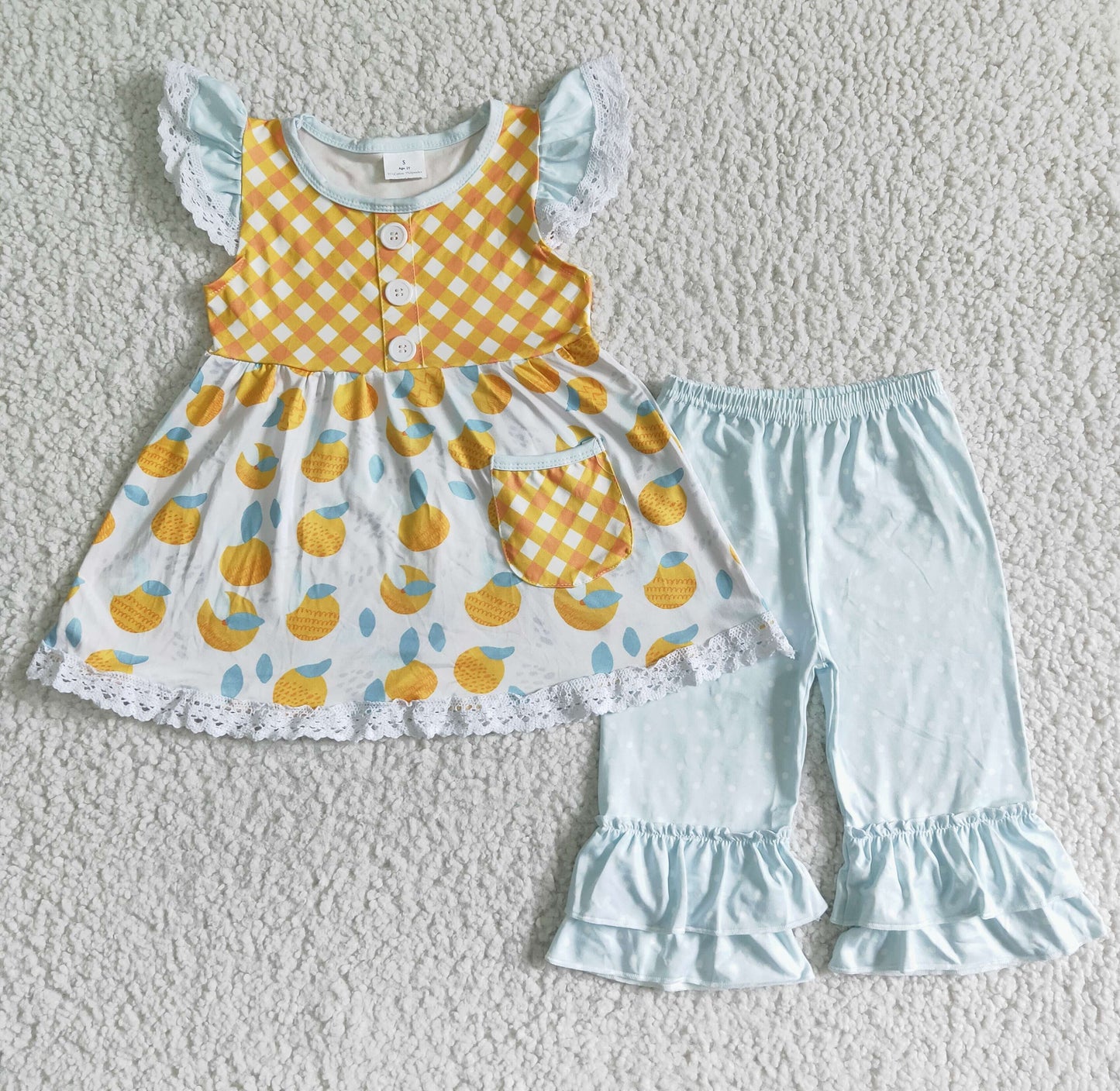 lemon summer top with pants outfits
