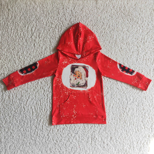 RTS NO MOQ ETA 5/7days Arrived GT0052 Boys Christmas Long Sleeve Top Caroon Print Milk Silk Long Sleeve Top With A Hat