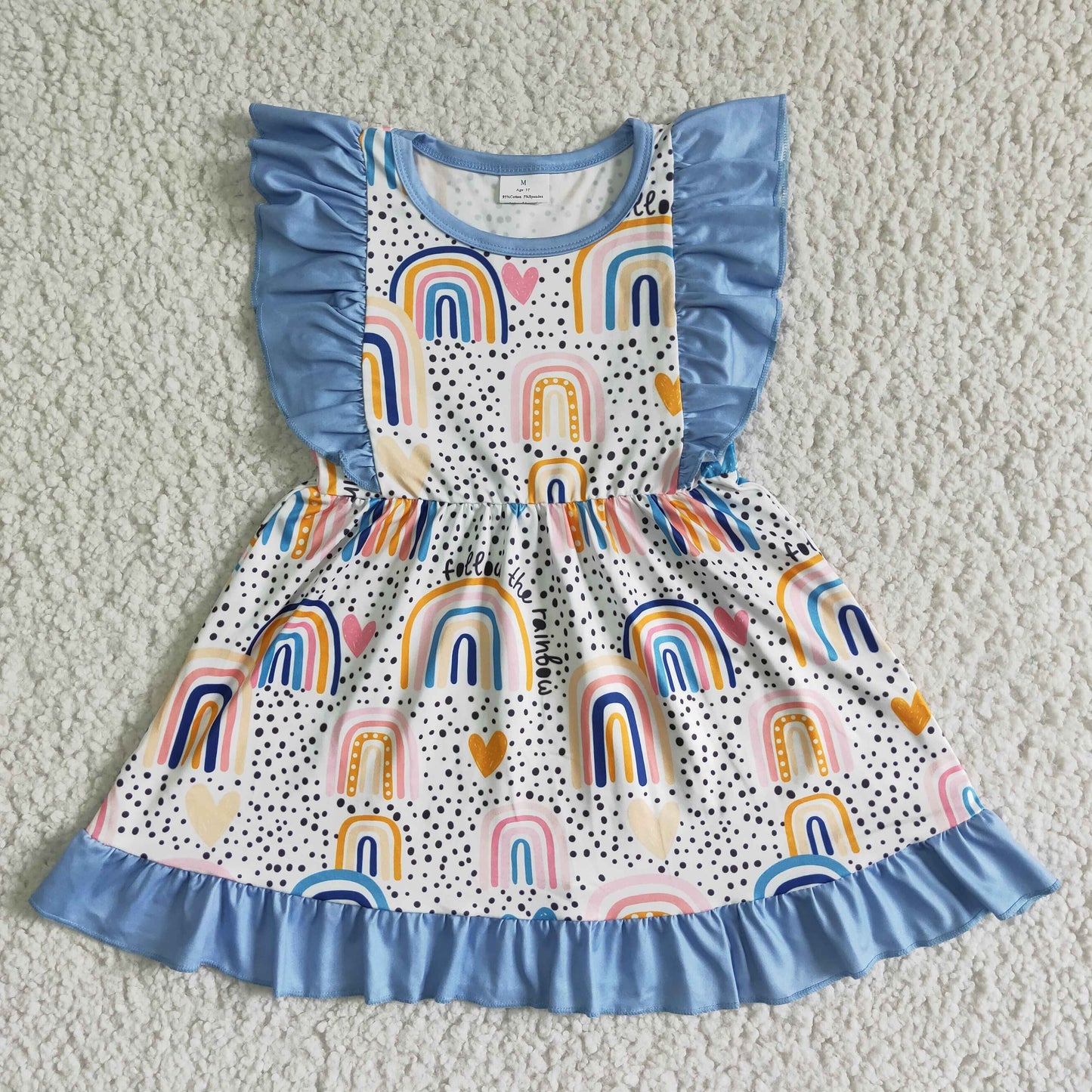 rainbow summer dress