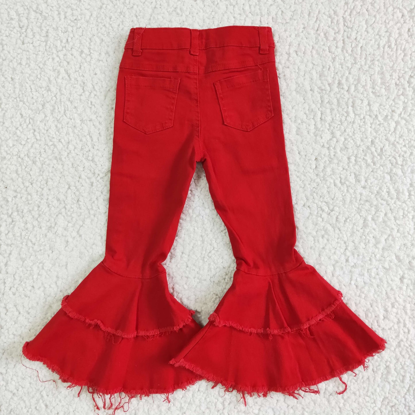 red pocket denim bell