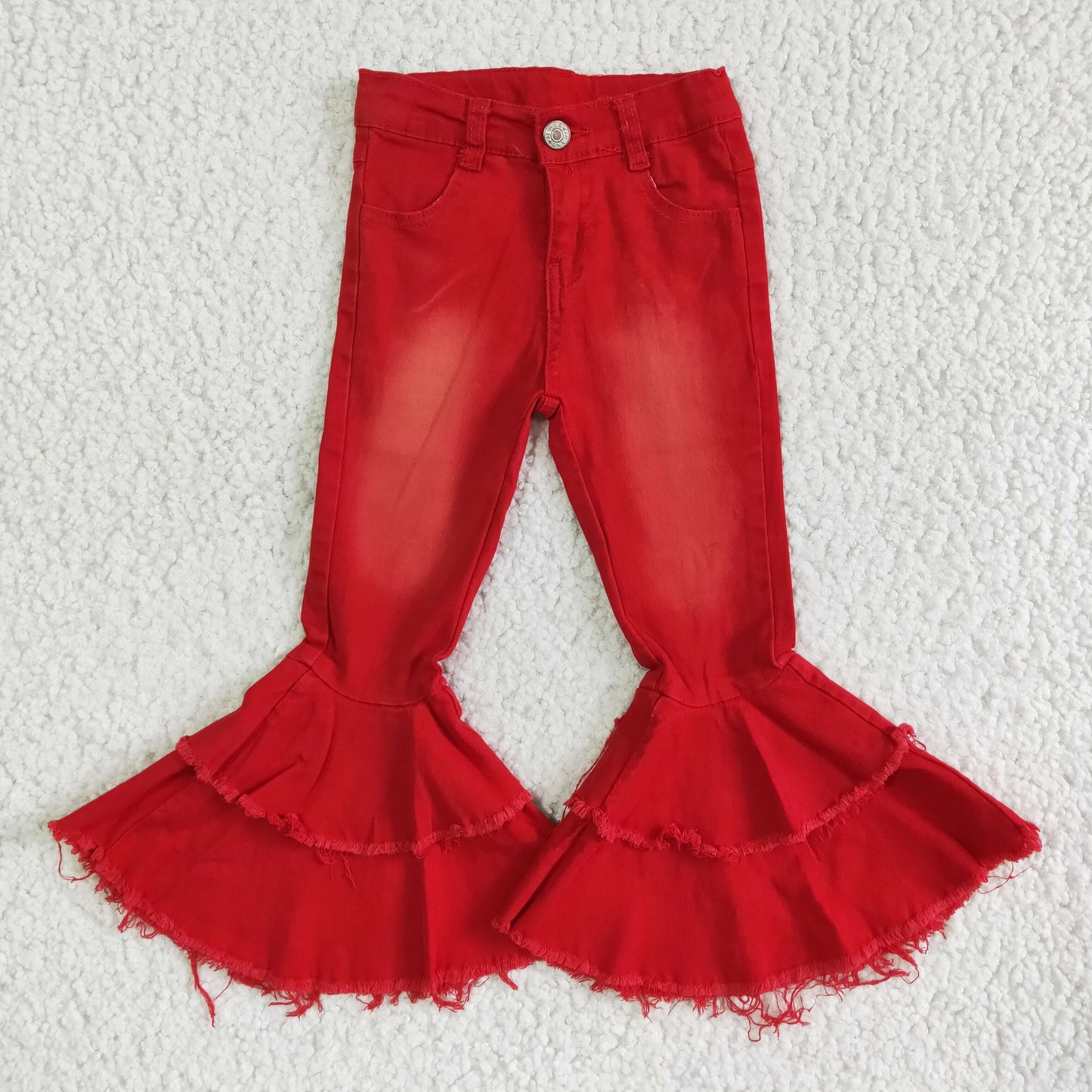 red pocket denim bell