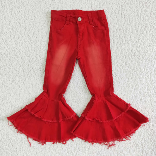 red pocket denim bell