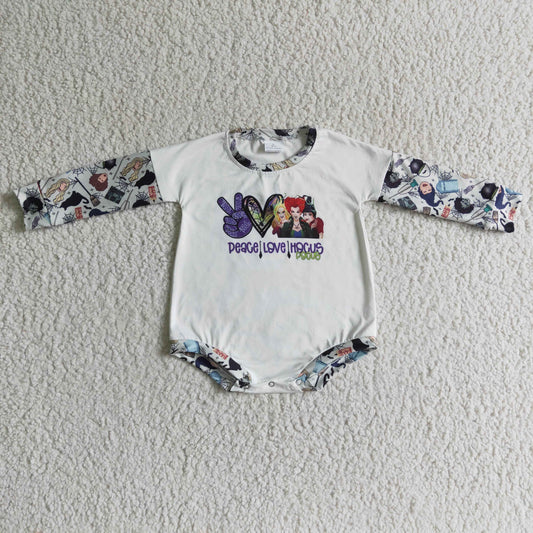 baby halloween clothing cartoon print long sleeve bodysuit milk silk baby romper