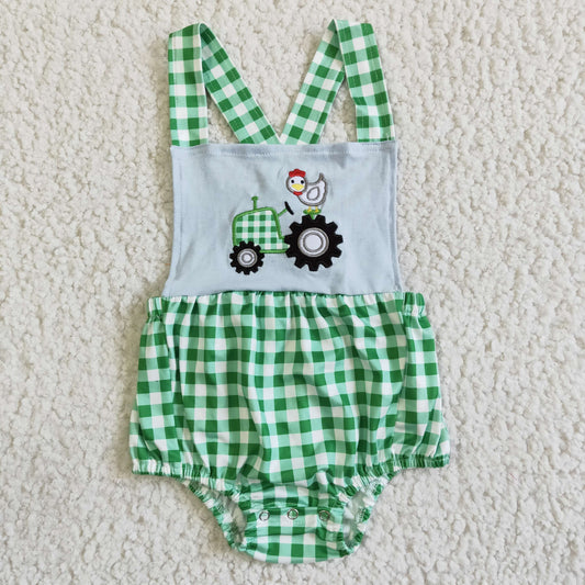 farm embriobery  summer romper