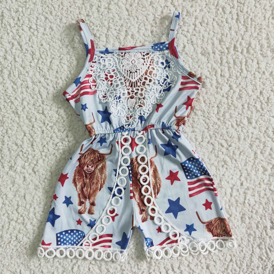 JULY 4TH  SUMMER ROMPER