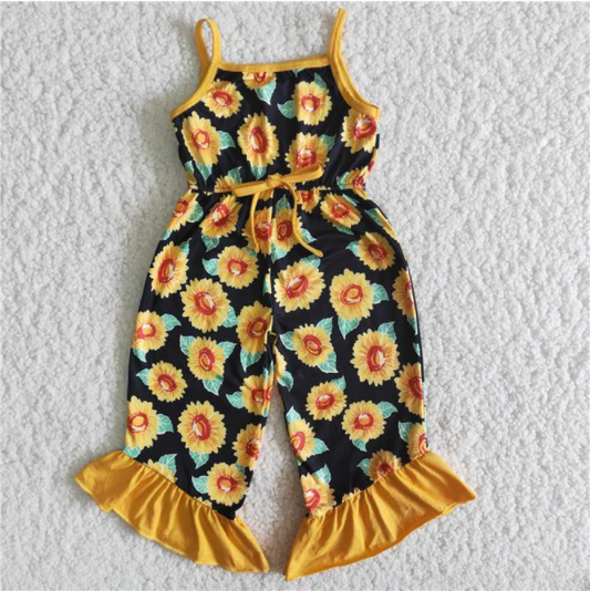 sunflowers romper -B14-22