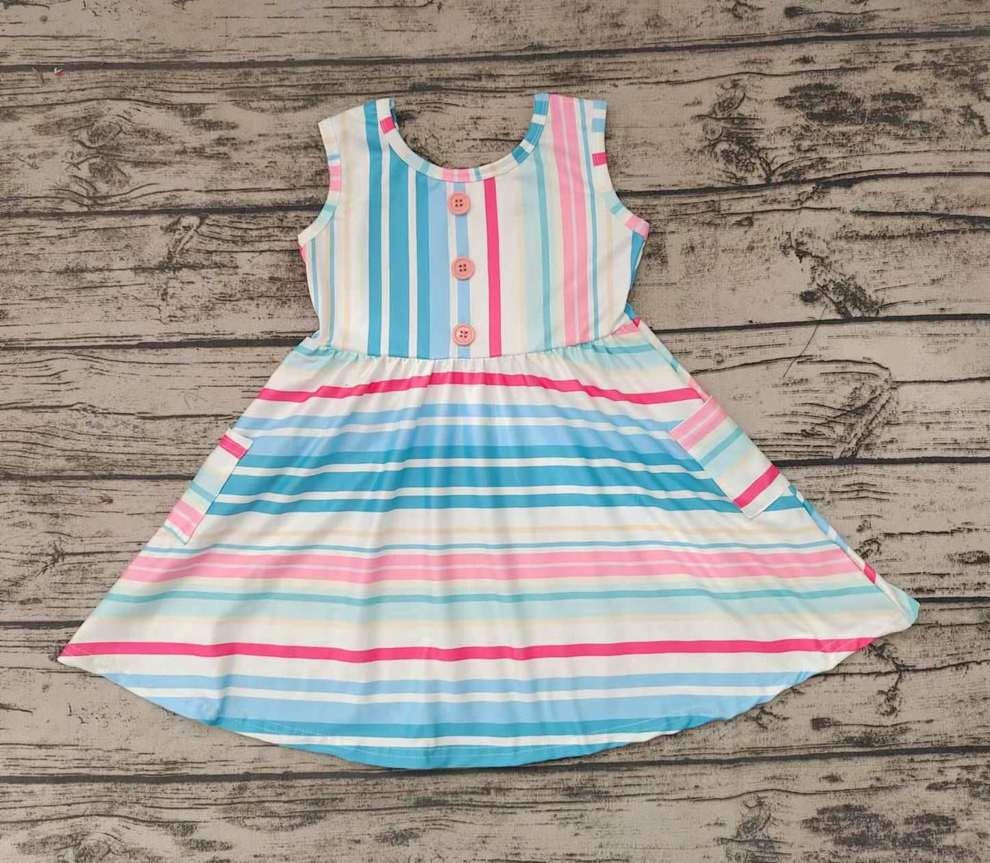 stipe summer dress